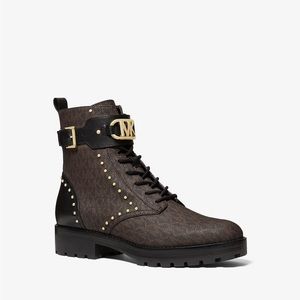 Kincaid Logo Studded Combat Boot